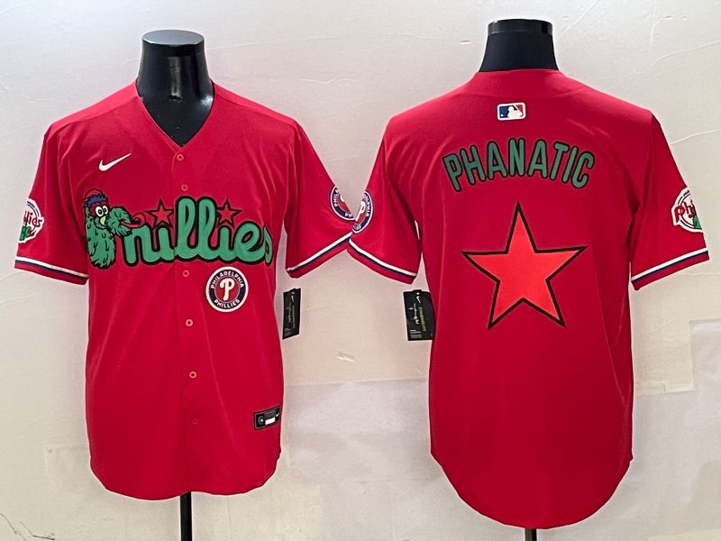 Men Philadelphia Phillies Blank Red three generations Joint Name 2025 Nike MLB Jersey style 16->san francisco giants->MLB Jersey